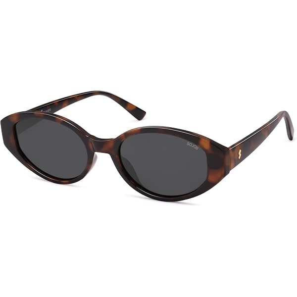 Amazon.com: SOJOS Retro Oval Polarized Sunglasses for Women  display picture 1
