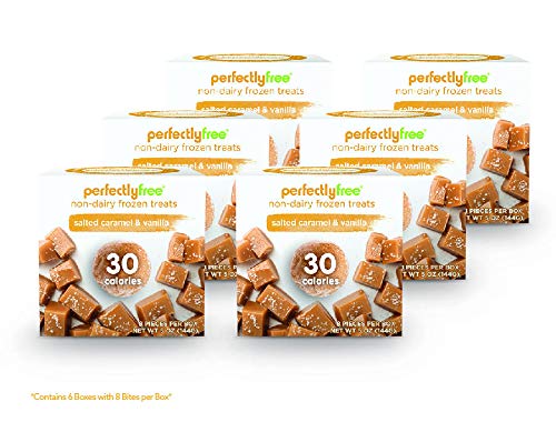PERFECTLY FREE Frozen Bites - Allergy-Free, Non-Dairy, Non-GMO & Vegan Friendly Frozen Treats (Salted Caramel Vanilla)(6 Pack) - Thumbnail 6