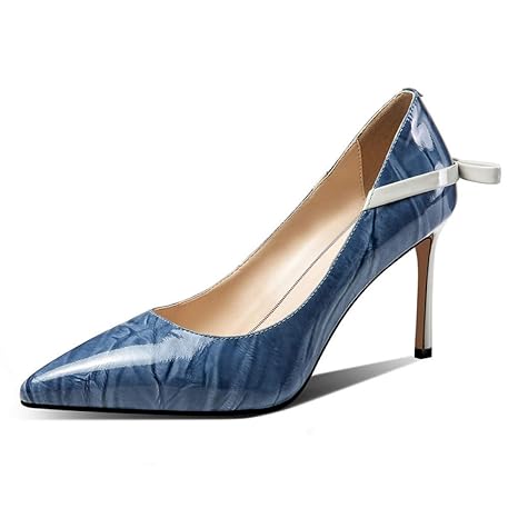 Glter Women S Bow Pumps 2019 Spring Summer Comfortable Leather