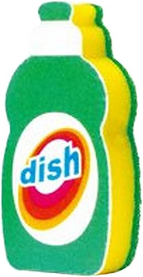 MARNA Kitchen Sponge - Dish Soap Bottle Shape (green)