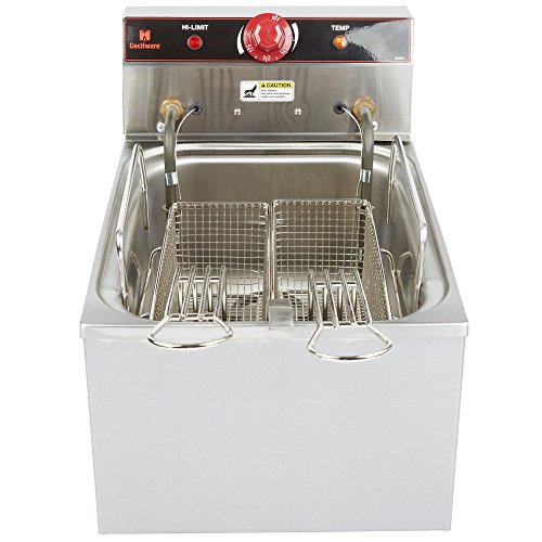 Click Here to See More Images Cecilware Commercial Countertop Electric Deep Fryer