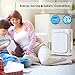 HEPA Air Purifier - Powerful Air Cleaner with True HEPA Filter for Home, Odor Allergen Eliminator with Strong 4 Side Air Intake, UVC Sanitizer Quiet Purifier Ideal for Allergies Pet Pollen Germ Smoker