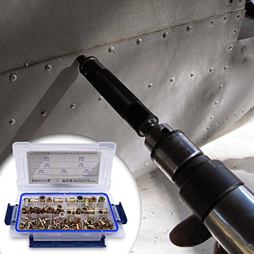 4 Metric+Plated+Rivnuts+Treaded+Nutsert