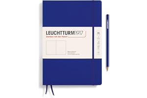 LEUCHTTURM1917 - Notebook Hardcover Composition B5-219 Numbered Pages for Writing and Journaling (Ink, Plain)
