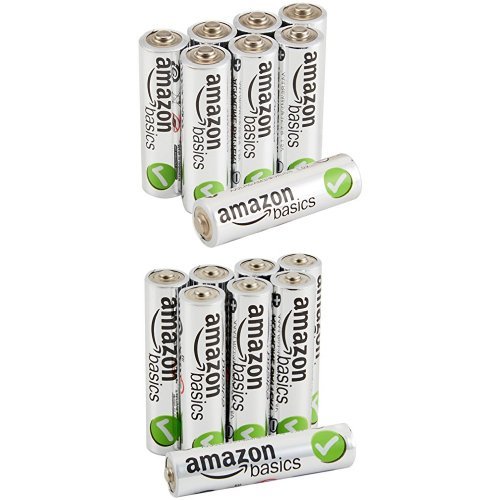 Amazon Basics AA Performance Alkaline Batteries [Pack of 8] - Packaging May Vary & AAA Performance Alkaline Batteries [Pack of 8] - Packaging May Vary