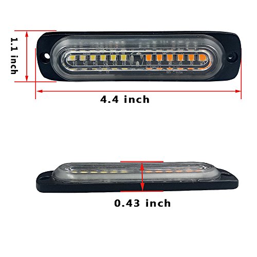 2 Surface+Flashing+Vehicle+Light+Head+Emergency