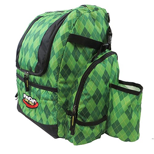 Innova HeroPack Backpack Disc Golf Bag (Green Argyle) - Thumbnail 2