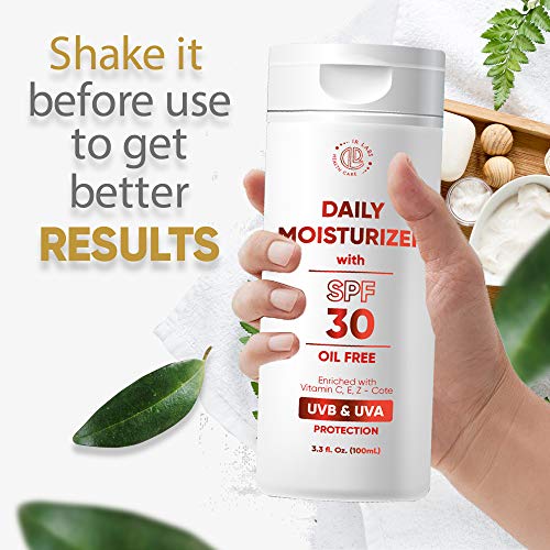 Every Day Moisturizer for Face and Neck with SPF30, Enriched with Vitamin C&E and Z - Cote, Lightly Hydrate Your Skin, Providing Protection From the Sun and Free Radical Damage, For All Skin Types