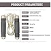 Lightweight Jump Rope,Xiaoai Non-tangle Skipping Rope PVC Steel Cable for Speed Skipping Rope Cardio, Workout and Fitness Training Jump Rope for Adult Kids Men Women (Black)thumb 3