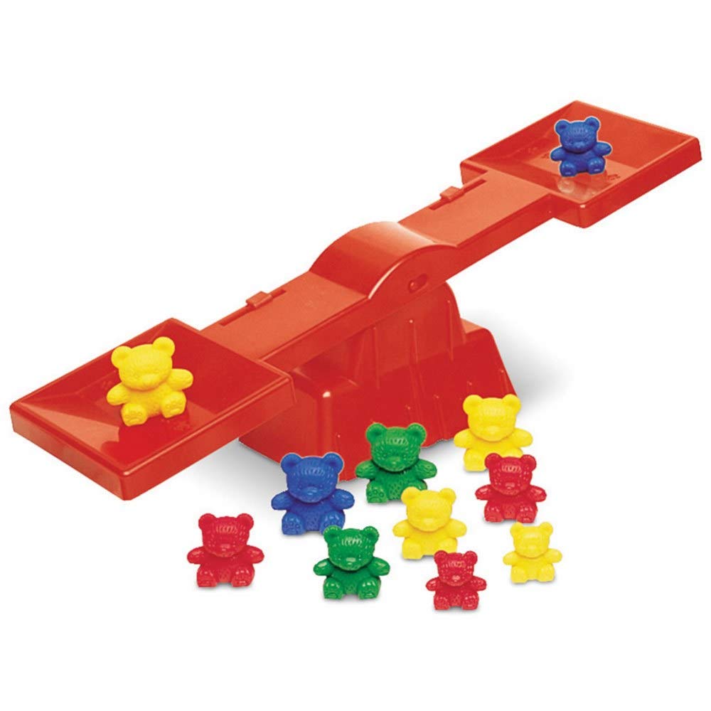 Learning Resources (UK Direct Account LER0740 Resources Three Bear Family Beginner's Balance Set Maths Classroom Supplies for Learning Weighing & Comparison