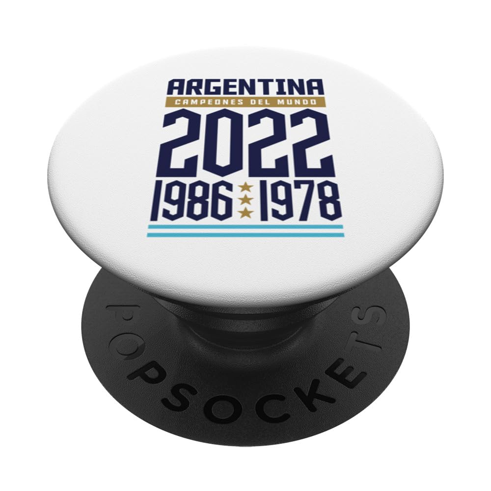 Argentina World Champion 2022 - Soccer fans-related products PopSockets Swappable PopGrip