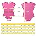 Littleforbig Adult Baby Diaper Lover (ABDL) Button Crotch Romper Onesie-Pastel Series Pink S