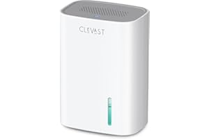 CLEVAST Small Dehumidifier for Home - 30 OZ Mini Quiet Dehumidifiers for Bathroom, Upgraded Portable Compact Air Dehumidifier for Room, Closet, RV, Camper, House (Not Cordless)