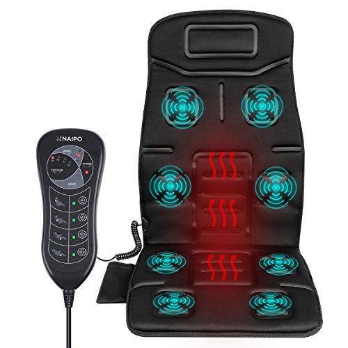 Naipo vibrating massager car seat cushion cover for ful…