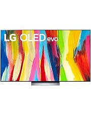 LG OLED Evo C2 Series 65” Alexa Built-in 4k Smart TV (3840 x 2160), 120Hz Refresh Rate, AI-Powered 4K, Dolby Cinema, WiSA Ready, Cloud Gaming, (OLED65C2, 2022)