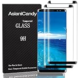 Galaxy Note 8 Screen Protector, Full Screen Coverage Glass Defense [Curved] 3D HD Galaxy Note 8 Screen Protector Film Black for Samsung Galaxy Note 8 Tempered Glass Screen Protectors [2-Pack]