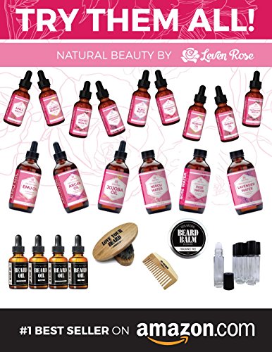 #1 TRUSTED Carrot Seed Oil by Leven Rose - 100% Organic Natural Cold Pressed & Unrefined - 2 oz for Skin, Hair, Body & Lip Treatment (2 oz)