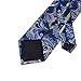 Hi-Tie Mens Silk Tie set Blue Paisley