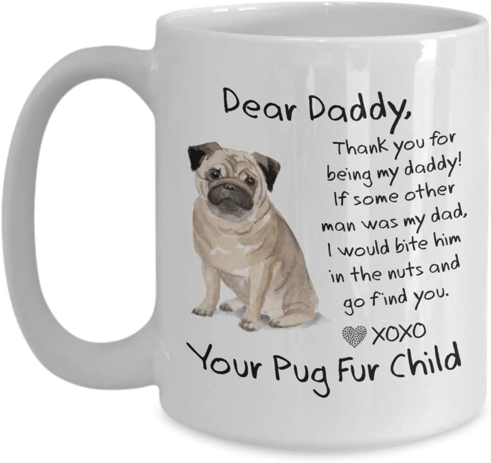 dear daddy dog mug