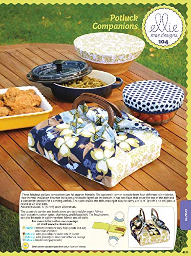 Kwik Sew K0104 Potluck Companions Sewing Pattern, No Size