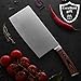 TradaFor Meat Cleaver - Chinese Meat Cleaver Knife - Butcher Knife - Chinese Vegetable Cleaver 7.2 Inch - Heavy Duty Meat Chopper Knife - German Stainless Steel - Best Gift in Stylish Giftbox