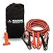 Car Jumper Cables Booster Cable High Performance Battery (400 AMP) 4 Gauge x Extra Long 20Ft in Carry Bag (4AWG x 20Ft) with Heavy Duty Alligator Clamps - Carrying Bag & Emergency Tool Window Breaker