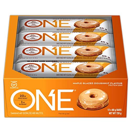 ONE Protein Bars, GlutenFree Protein Bar with 20g Protein and only 1g