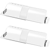 CH24Globall 2-Pack Air Vent Deflector 8.5 to15.5 Inches, Aerospace-Grade Plastic (5-Meter Drop Resistant), 200% Stronger Magnetic AC/Heat Vent Covers (-35°F to 284°F) for Ceiling/Floor/Wall Registers