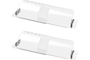 CH24Globall 2-Pack Air Vent Deflector 8.5 to15.5 Inches, Aerospace-Grade Plastic (5-Meter Drop Resistant), 200% Stronger Magnetic AC/Heat Vent Covers (-35°F to 284°F) for Ceiling/Floor/Wall Registers