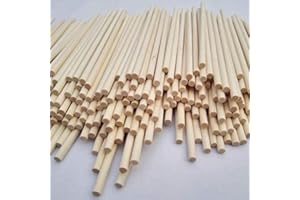 Wooden Dowel Rods 3/8" x 12" - Bag of 25 by WOODNSHOP