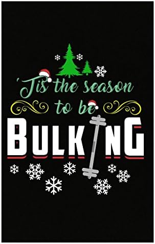 Tis The Season To Be Bulking Christmas Bodybuilding - Poster