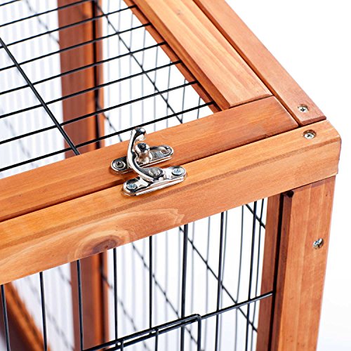 image for Prevue Hendryx 461PEN Pet Products Rabbit Playpen, Large, Natural