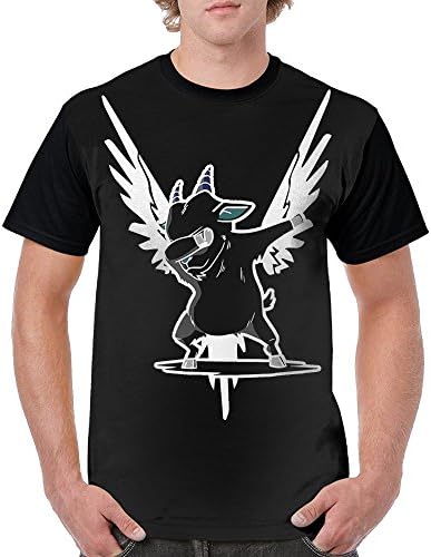 Most Fashion Maker Mens Black Tshirts Funny Dabbing Dab Dance Black Goat Shirt