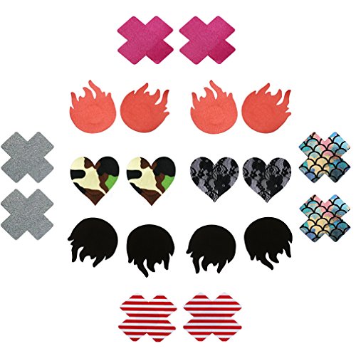 Self Adhensive Nipple Covers Disposable Lingerie Breast Pasties Petals - Thumbnail 5