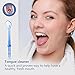 Lavany Water Flosser Cordless Oral Irrigator Professional Rechargeable Portable Dental Water Jet With 4 Jet Tips For Braces and Teeth Whitening,Travel and Home Use (Irrigator Tips)