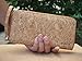 Womens Clutch Wallet Wristlet with Lanyard made from Eco Friendly Cork