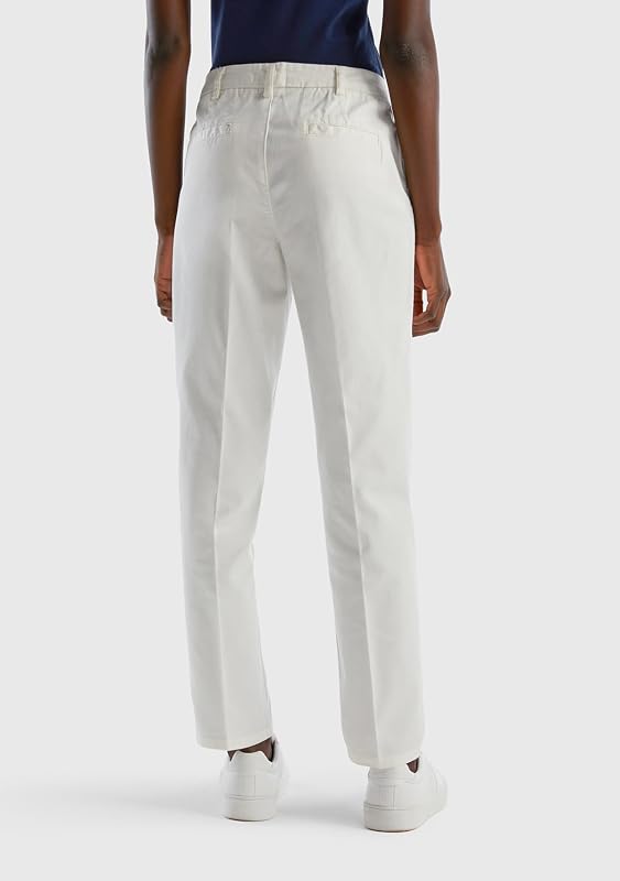 Damen Pantalone 4GD7558S3 Hose, Weiß 674, 38
