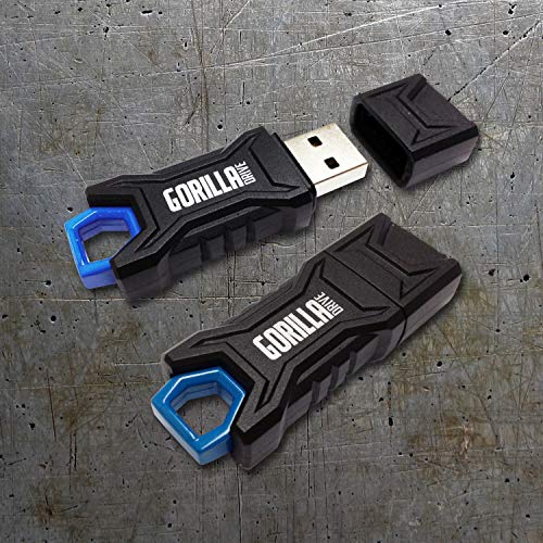 GorillaDrive 32GB Ruggedized USB Flash Drive (6-Pack) - Thumbnail 3