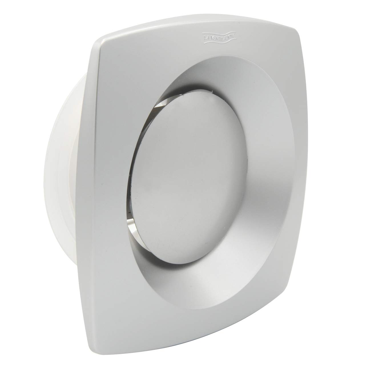 VLA175CR Adjustable Air Recovery Ventilation Valve Dimensions 175x175 mm. Satin Chrome