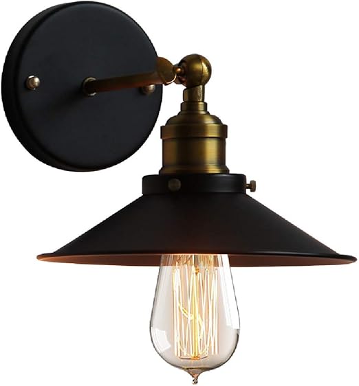 Tritow Americana Simple Lampara De Pared Luz De Lujo Loft Hierro