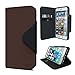 iPhone 6S Case, Cellto PU Leather Wallet Cover Stand and Reversible Magnetic Flap [Lifetime Warranty] Flip Cover for Apple iPhone 6 (2014) / iPhone 6S (2015) - Brown/Black
