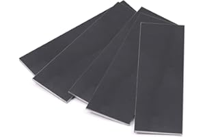 Hilitchi 5Pcs 11 Gauge 2x6 Inch Welding Plate, Mild Steel Welding Coupons Weld Practice Kit Welding Steel Practice and Training for Welding, Cutting, Brazing