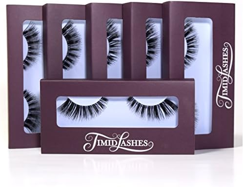 Zoey by Timid Lashes | Six-Pack Premium Quality False Eyelashes