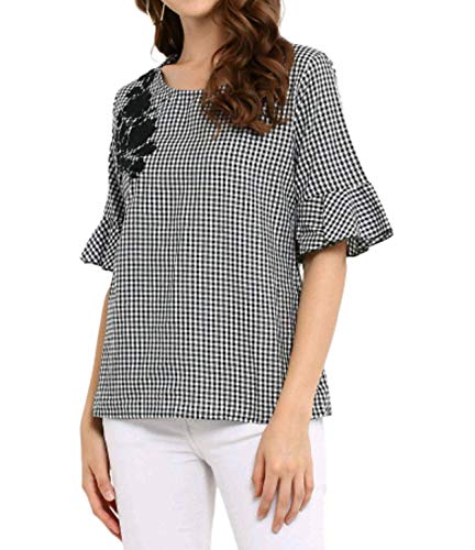 7 Loves Black & White Cotton Top