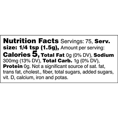 AMAZON BRAND – HAPPY BELLY FAJITA SEASONING, 4 OUNCE (PACK OF 1)
