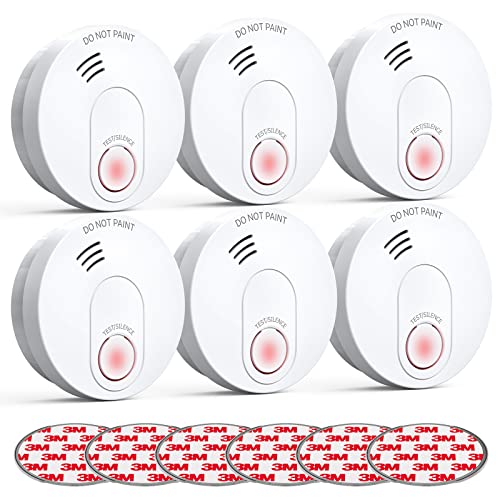 SITERWELL Smoke Detector, 10Year Smoke Alarm with Photoelectric Sensor