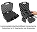 CASEMATIX Portable Recorder Case Compatible with Tascam Portacapture X8, DR-05x Dr-40x 22L 100MK 100MKiii 44WL Recorder, Mini Tripod, Adapter, Mic Windscreen and More - Customizable Hard Case Only