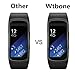 [5 pack] Samsung Gear Fit2 Screen Protector, Wtbone Full Coverage Screen Protector for Samsung Gear Fit2 (Gear Fit 2) HD Clear Anti-Bubble Film