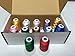 HGFLMR Polyester Embroidery Machine Thread Bright and Beautiful Colors for Brother Babylock Janome Singer Pfaff Husqvarna Bernina Machines (550Y, 12C)