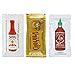 The Hot Stuff Bundle: 25 Packets of Each Hot Sauce - Tapatio, Cholula, Sriracha - 75 Total (Scoville Unit Scale Included)